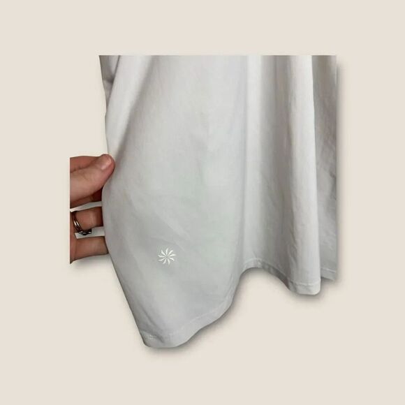 Athleta White Racerback Tank Size Small Petite - Picture 3 of 5